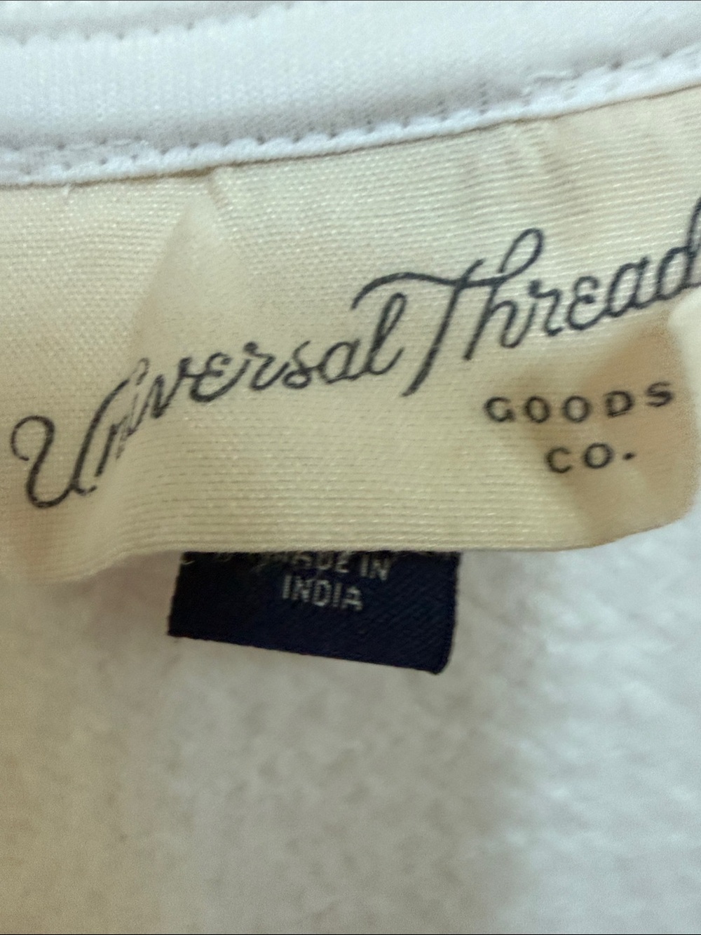 Universal Thread Like New Soft V Neck Women's White Sweatshirt XXL - Picture 7 of 10